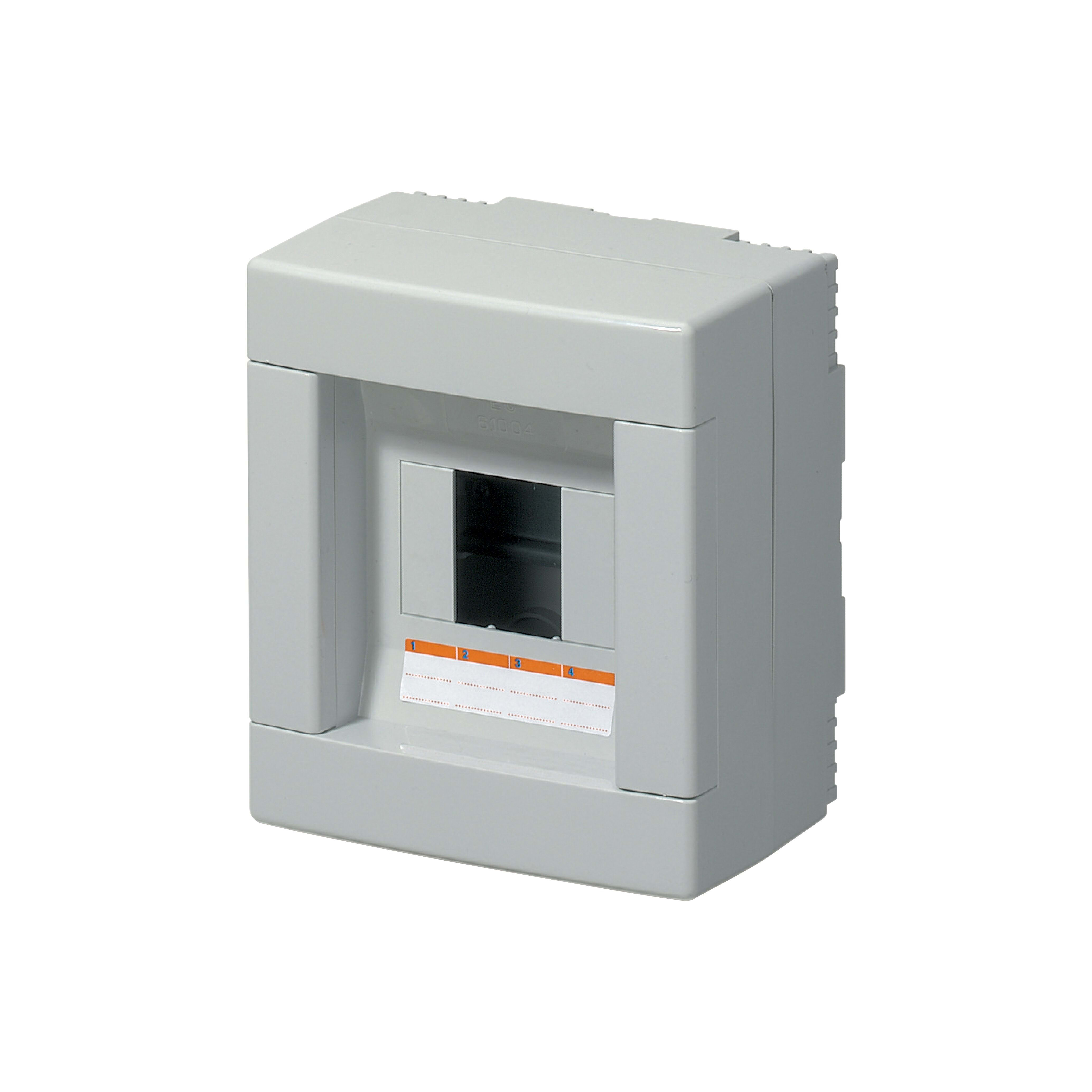 ELETTROCANALI SRL ETNEC61004 CENTR.PARETE IP40 SENZA PORT. 4 MODULI