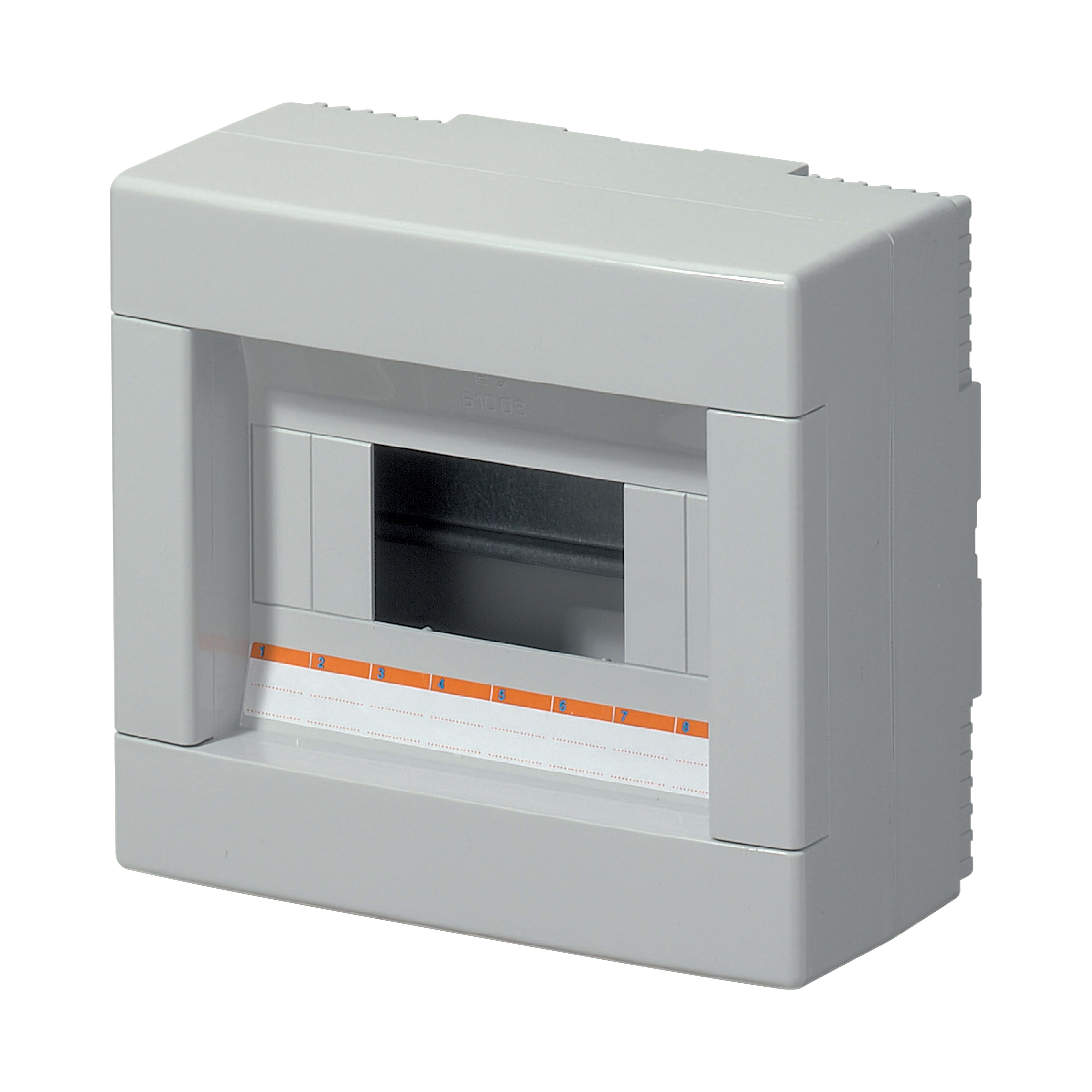 ELETTROCANALI SRL ETNEC61008 CENTR.PARETE IP40 SENZA PORT. 8 MODULI
