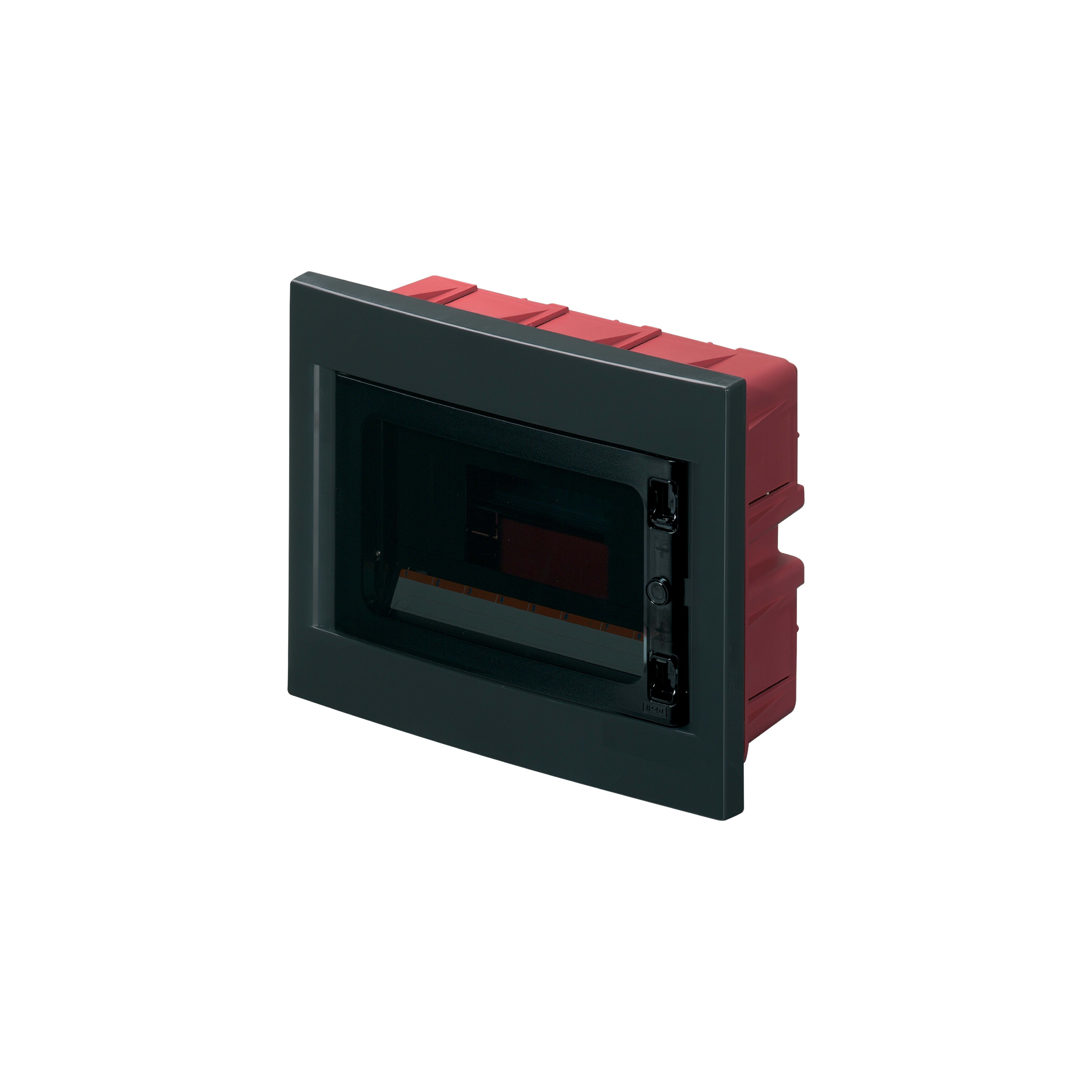 ELETTROCANALI SRL ETNEC63008N CENTRALINO INCASSO NERO PORTELLO FUM 8