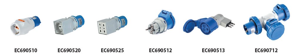 ELETTROCANALI SRL - ETNEC690722 MOLTIPLICATORE 2 USCITE IP44 380V 3P+T 1