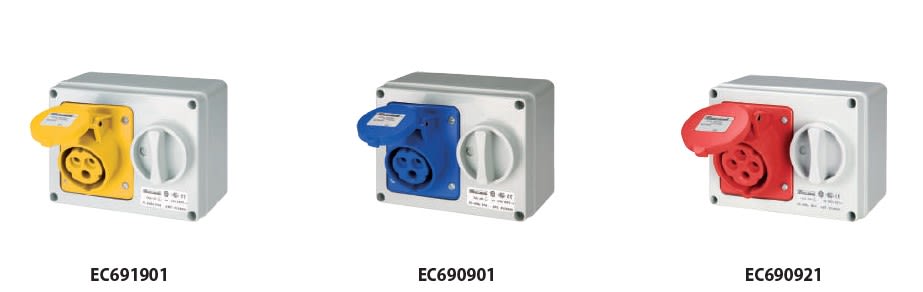 ELETTROCANALI SRL - ETNEC690951 PRESA IOSBF CON FONDO IP65 380V 3P+N+T16
