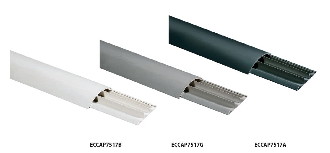 ELETTROCANALI SRL - ETNECCAP7517B CANALE A PAVIMENTO BIANCO MM. 75X17