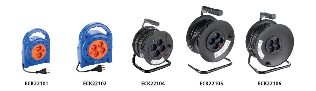 ELETTROCANALI SRL - ETNECK22104 AVVOLGICAVO CIV. 4 SCHUK/BIV. 15MT CAV.M