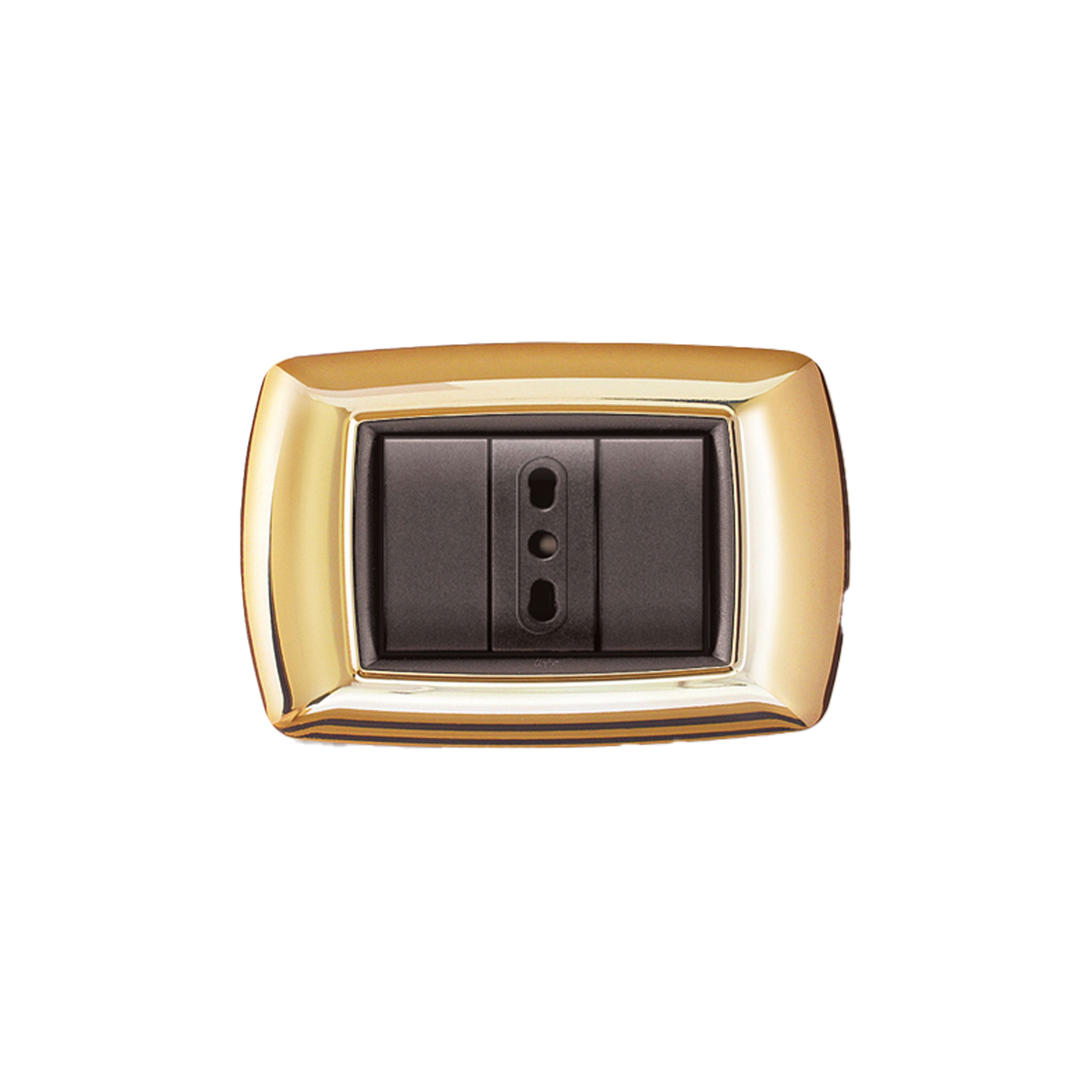 ELETTROCANALI SRL ETNECL2983OR PLACCA MYLIFE 3 MODULI ORO