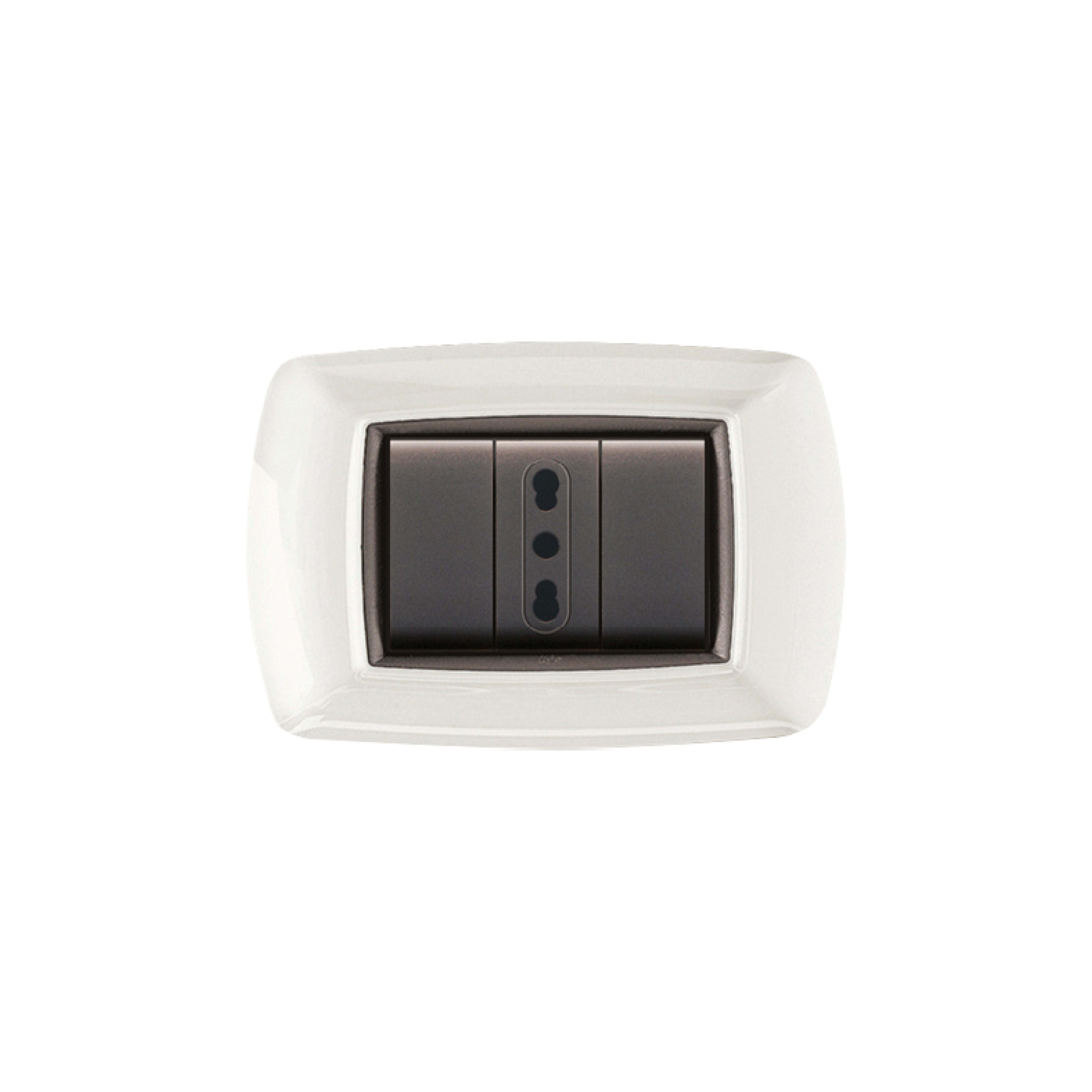 ELETTROCANALI SRL ETNECL2983WH PLACCA MYLIFE 3 MODULI BIANCO