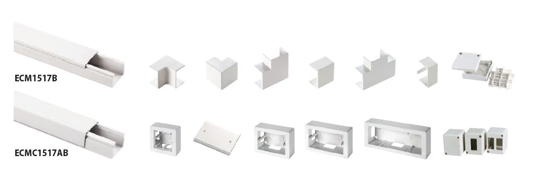 ELETTROCANALI SRL - ETNECAE1517B ANGOLO EST. PER MINICAN. DIM. 15X17 BIAN