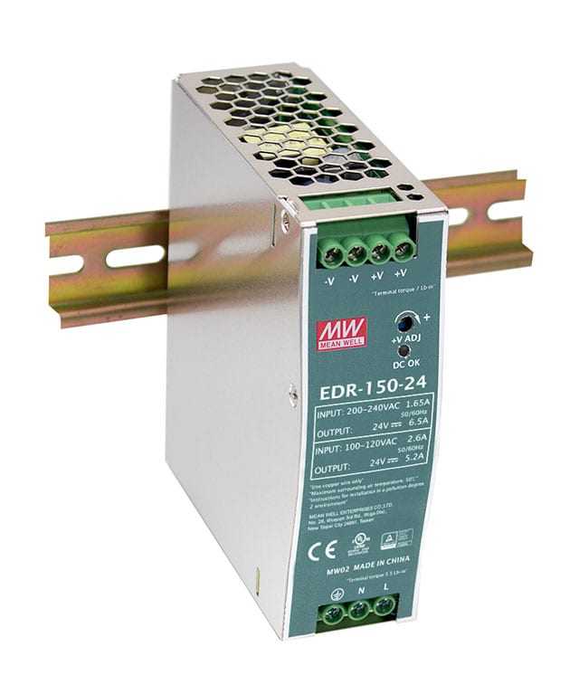 DIGIMAX SRL DIXEDR-150-24 ALIMENTATORE DIN RAIL SLIM 5.2V 5A 150W
