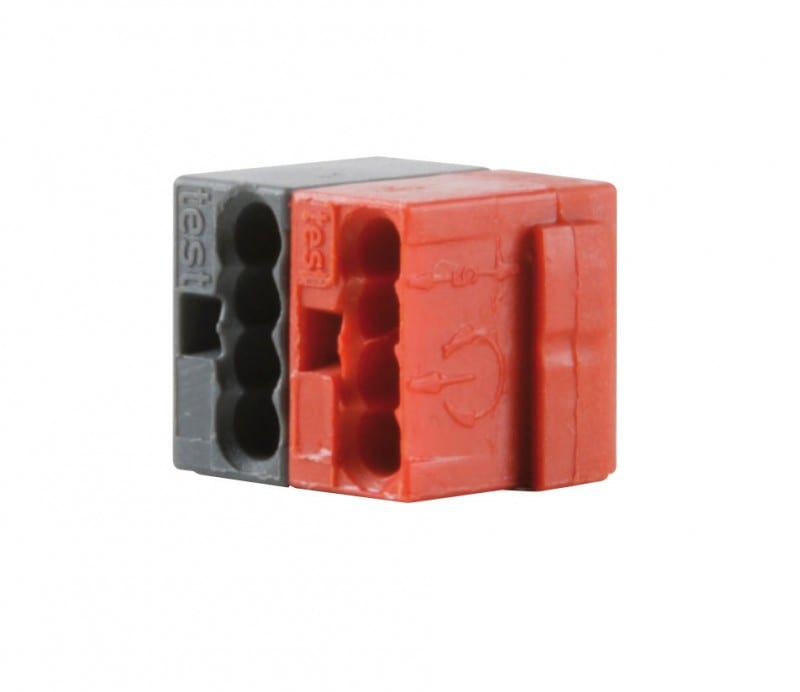 EELECTRON SPA - EEXWG00A01ACC CONNETTORE KNX WAGO ROSSO/NERO 100PZ