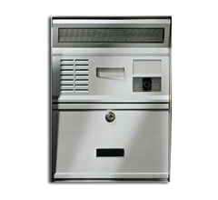 VIMAR S.P.A. - VIW2550/301 TARGA PORTALETTERE 1 PULSANTE ALLUMINIO