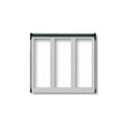 VIMAR SPA - VIW9232 CORNICE PER 6 MODULI 3X2 GRIGIO LUCE