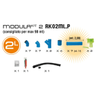 ENKE AIR TECHNOLOGIE - ENKRK02ML.P KIT IMPIANTISTICO 2 P.P. + RACC. BATTISC