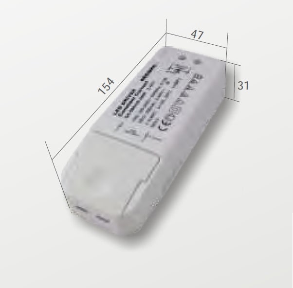 ELCOM SRL EOW03020 DRIVER 350MA 8W IP65