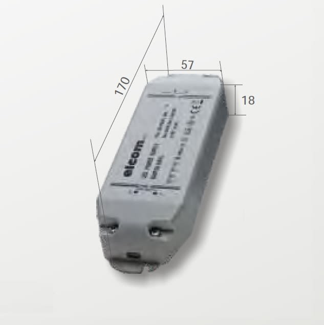 ELCOM SRL - EOW07210 ALIMENTATORE 24VDC 30W CLASSE II