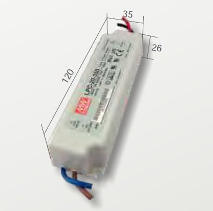 ELCOM SRL - EOW07440 ALIMENTATORE 350MA 20W IP67 CLASSE II