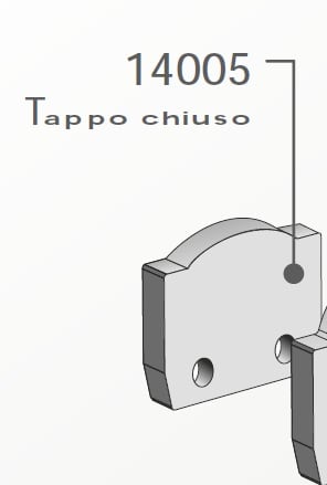 ELCOM SRL EOW14005-01 TAPPO CH BIANCO 1912