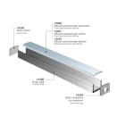 ELCOM SRL - EOW14285-02L20 PROFILO 1508 NERO L=2000MM