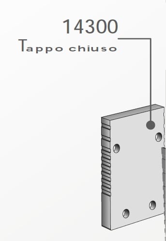 ELCOM SRL EOW14300-01 TAPPO CH BIANCO 3546