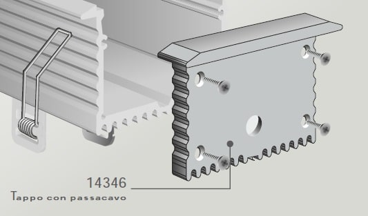 ELCOM SRL - EOW14346 TAPPO CON PASSACAVO X PROLINE 6635