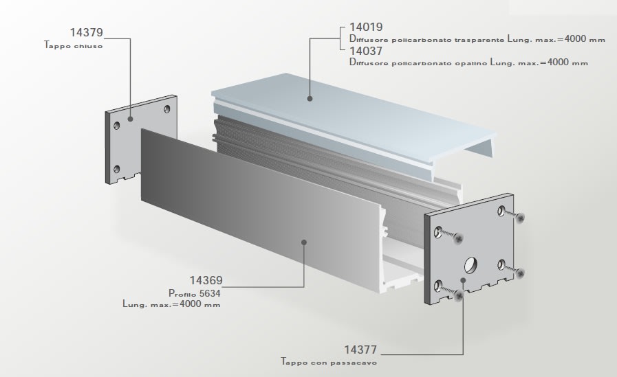 ELCOM SRL - EOW14379 TAPPO 56X34MM CHIUSO