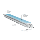 ELCOM SRL - EOW2711-O01L20 KIT 2711 OPALE BIANCO L=2000MM