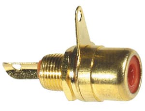 ELCART DISTRIBUTION ERT040204800 PRESA PANN.RCA DORATA COL. NERO