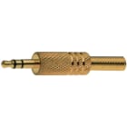 ELCART DISTRIBUTION - ERT040300300 SPINA VOLANTE 3,5MM STEREO DORATA