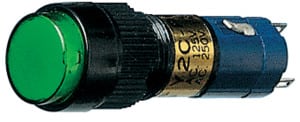 ELCART DISTRIBUTION ERT040644000 PULSANTE UNIP.LUM. TONDO VERDE