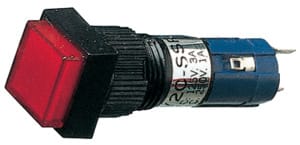 ELCART DISTRIBUTION ERT040645300 PULSANTE UNIP.LUM. QUADRATO VERDE