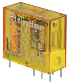 ELCART DISTRIBUTION ERT040755900 RELE MINIAT. 1 SC.220V C.A. 16 A