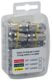 ELCART DISTRIBUTION ERT052443300 25 SPINE F ANELLI ROSSI 5 MM