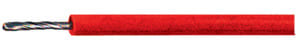 ELCART DISTRIBUTION - ERT060136000 CAVETTO FLESSIBILE ROSSO SEZ.0,75