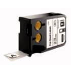 ELCART DISTRIBUTION - ERT070878000 NASTRO LAMINATO 21X39MM NERO/BIAN