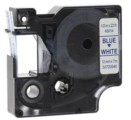ELCART DISTRIBUTION ERT079802000 NASTRO PER DYMO 12X7MM BLU/BIANCO