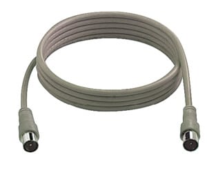 ELCART DISTRIBUTION ERT120101500 CAVO ANTEN.TV SP9,5MM-PR9,5MM 2MT