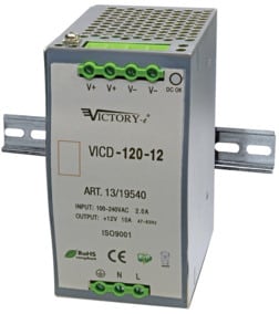 ELCART DISTRIBUTION ERT131954000 ALIM. SWITCH. DIN 120W 12V 1 OUT