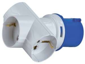 ELCART DISTRIBUTION - ERT280324000 ADATTATORE SPINA CEE/3 PR.SCHUKO