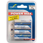 ELCART DISTRIBUTION - ERT302616000 4PZ PILA LITIO AA 1,5V 2900MAH