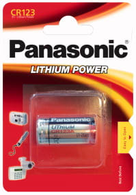 ELCART DISTRIBUTION ERT303131500 PILA LITIO 3V PANASONIC CR123 BK