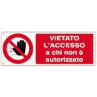 ELCART DISTRIBUTION - ERT352041000 CARTELLO VIETATO L ACCESSO