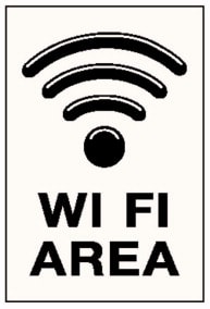ELCART DISTRIBUTION ERT352095000 PELLICOLA ADESIVA WI-FI AREA