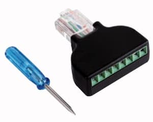 ELCART DISTRIBUTION ERT402005000 SPINA RJ45 8PIN CON MORSETTO