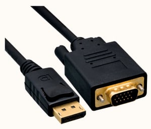 ELCART DISTRIBUTION - ERT421222200 CAVO DISPLAY PORT M A VGA M 1.8MT