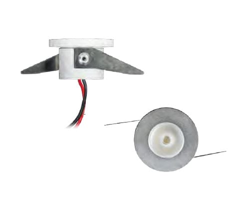 EUROPE EXPOBRO SRL - ERXDL2LSF PETIT TONDO 2W 230V ALLUMINIO SATINAT.60