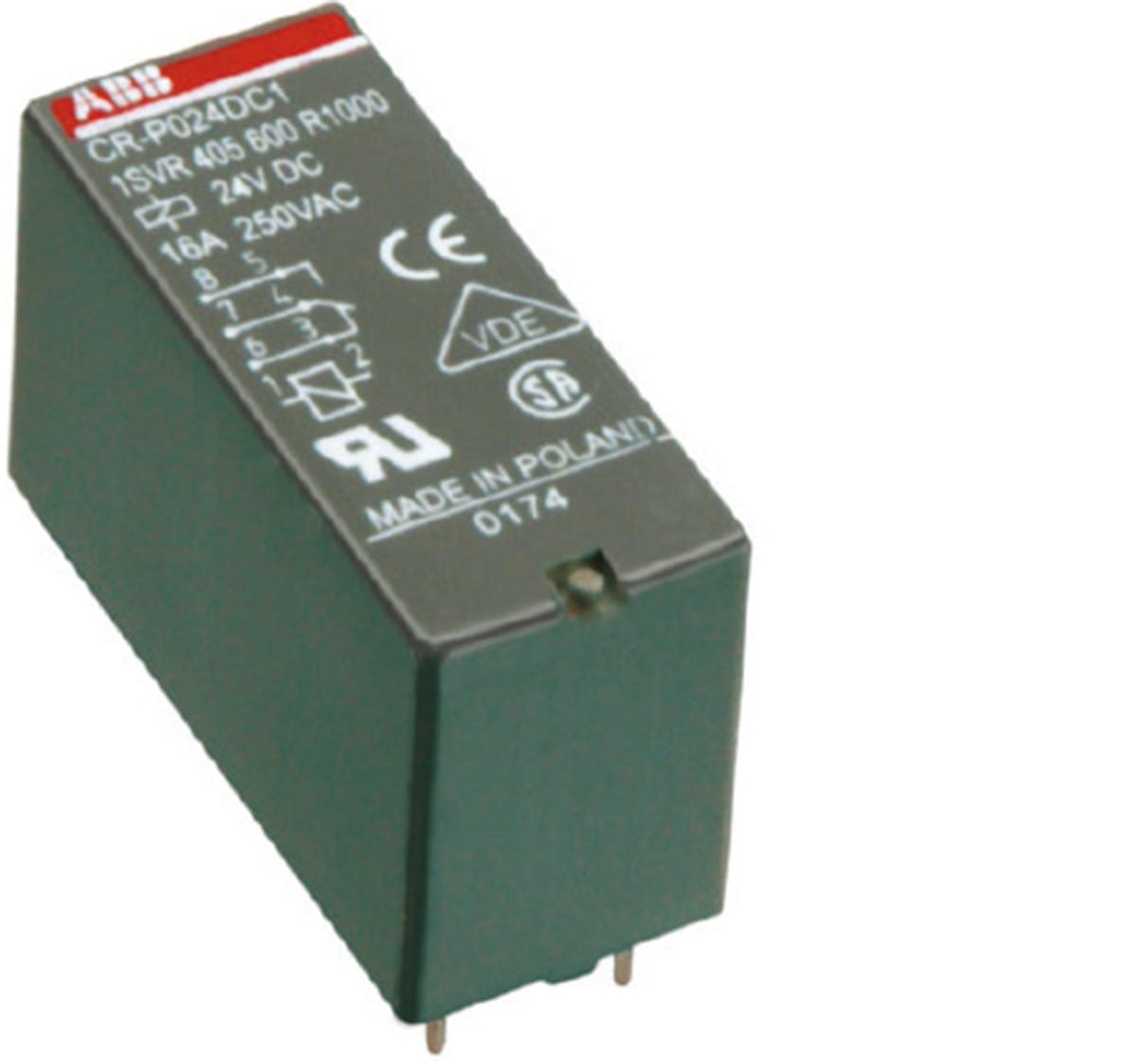 ABB SPA ABBER 886 2 CR-P230AC2G REL? CONTATTI DORATI