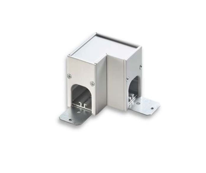 ESSE-CI SRL ESC80AA05B BRIGHT GIUNTO DUE VIE 90° BIANCO