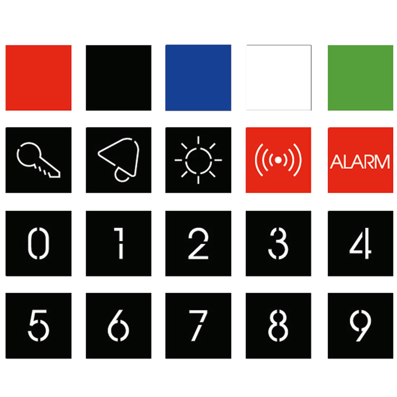 AVE - AVEETI20 SET DA 20 ETICHETTE INTERCAMBIABILI