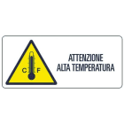 CABUR SRL - CBRETVIN154 CONF. 90PZ ET.ATT.NE ALTA TEMP. 70X30MM