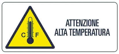 CABUR SRL CBRETVIN154 CONF. 90PZ ET.ATT.NE ALTA TEMP. 70X30MM