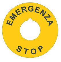 CABUR SRL - CBRETVIN161 CONF. 60PZ ET.TONDA X PULS.EMERGENZA D60