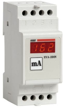 VEMER-SIBER GROUP S. - VEMVM198900 EVA-2DIN AMPER. 1ACA 115/230VAC